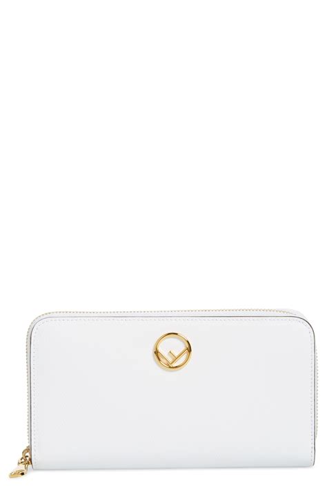 fendi white long sleeve|Fendi leather wallet.